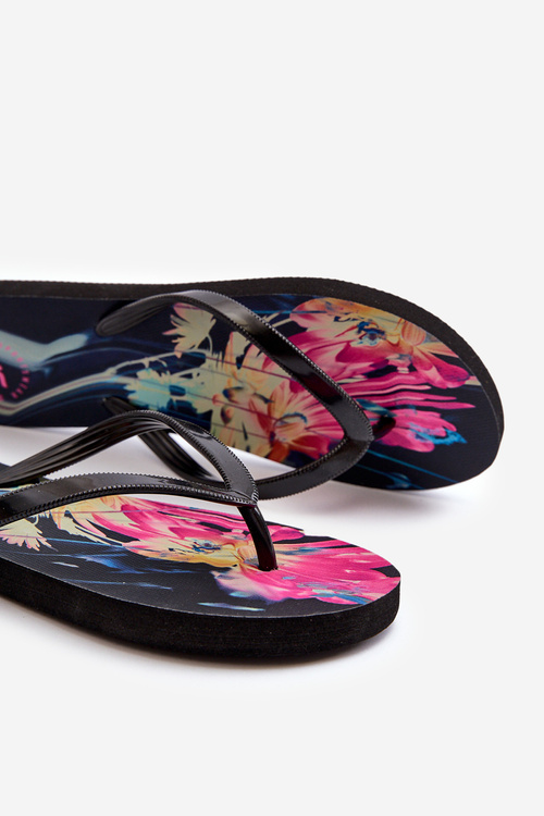 Жіночі шльопанці з малюнком Сандалі 4FRMM00FFLIF138-90S Різнокольорові