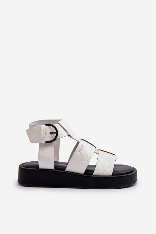 Зручні жіночі сандалі на платформі Big Star LL274870 Чорні