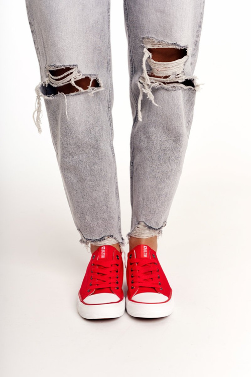 Жіночі класичні низькі кросівки Big Star DD274339 Червоні