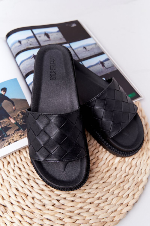 Жіночі тапочки на платформі Big Star HH274684 Чорні