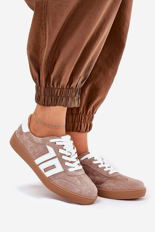 Кросівки Спортивне Взуття З Замші Бежеві Vinceza 79517