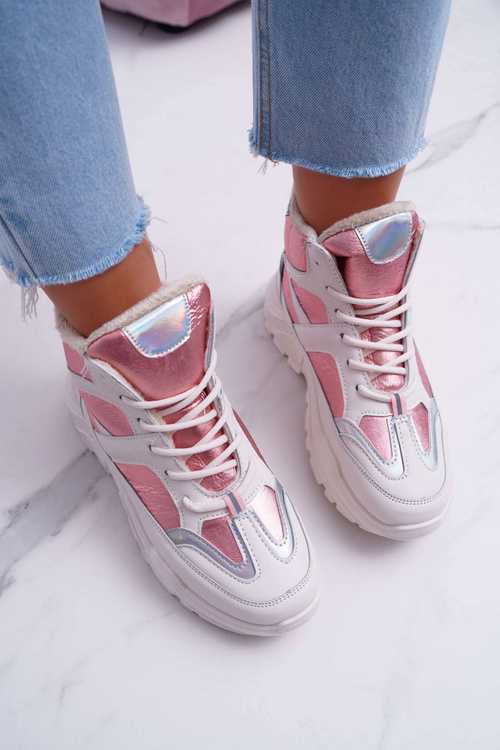 Жіноче спортивне взуття рожеве тепле Midrow