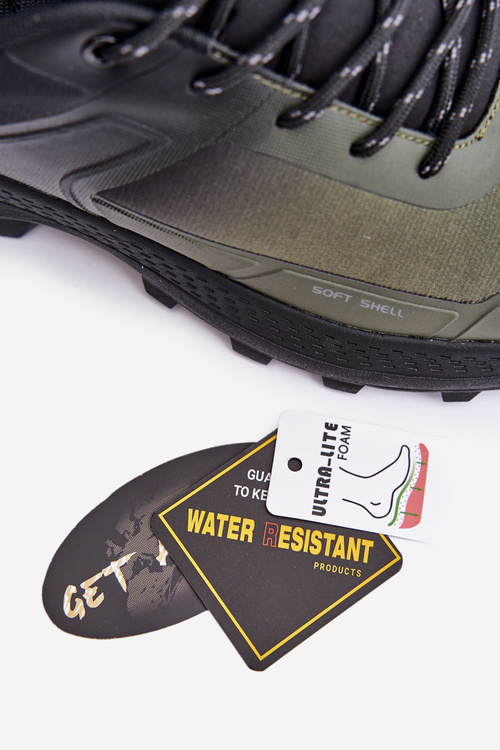 Легке водонепроникне спортивне туристичне взуття чоловіче McBraun Green