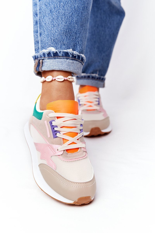 Жіноче спортивне взуття Кросівки Бежеві після робочого дня