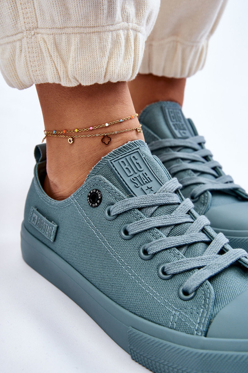 Жіночі класичні низькі кросівки Big Star LL274019 Green