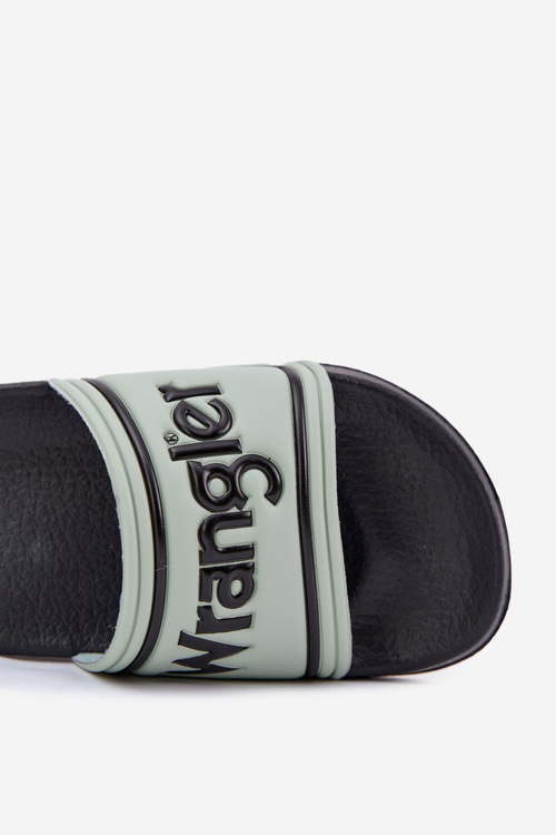 Чоловічі Сандалі WRANGLER AVERELL SLIDER MEN LOW 20251042.52D Світло-зелені