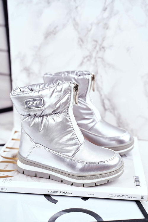 Жіночі снігові черевики теплі з натуральної вовни Silver Bubbles