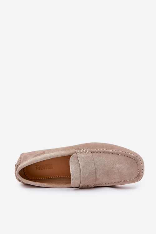 Замшеві Чоловічі Мокасини Big Star RR174050 Бежеві