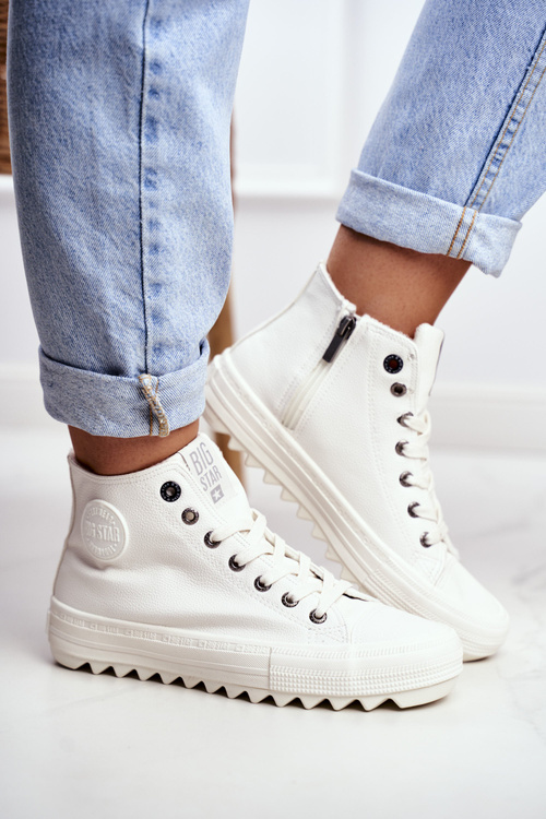 Жіночі кросівки Big Star High Warm White GG274108