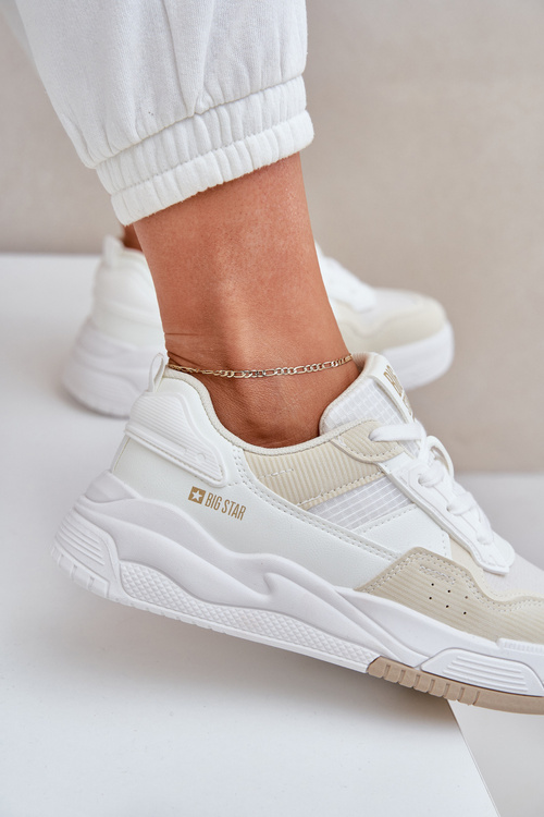 Кросівки На Платформі Big Star OO274A155 Біло-Бежеві