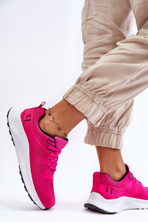 Класичні жіночі спортивні туфлі кольору фуксії Darla