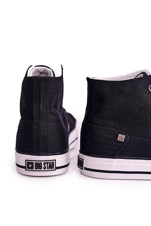 Чоловічі класичні високі кросівки BIG STAR DD174249 Чорні