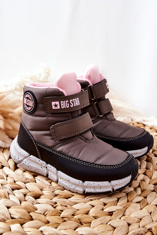 Дитячі снігові черевики Memory Foam Big Star II374071 сірі