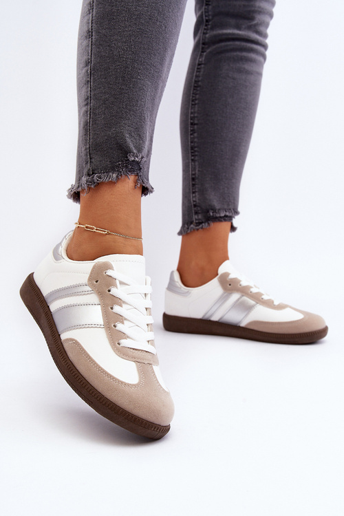 Жіночі низькі спортивні кросівки Білі Cafala