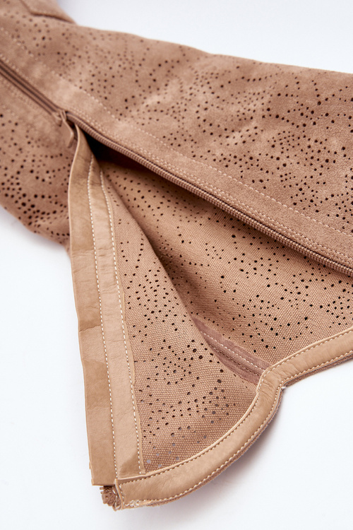 S.Barski HY66-132 Жіночі бежеві черевики на шнурівці