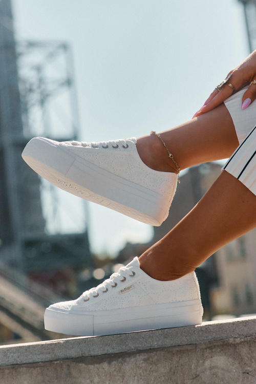 Жіночі Кросівки З Кружевом Lee Cooper LCW-25-31-3438L Білі