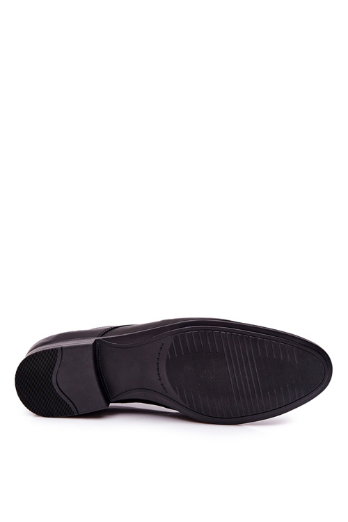 Елегантні шкіряні туфлі Bednarek 724 Чорні