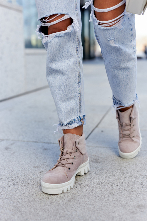 Замшеві чоботи Trapper Tiered Світло-фіолетові Dalles