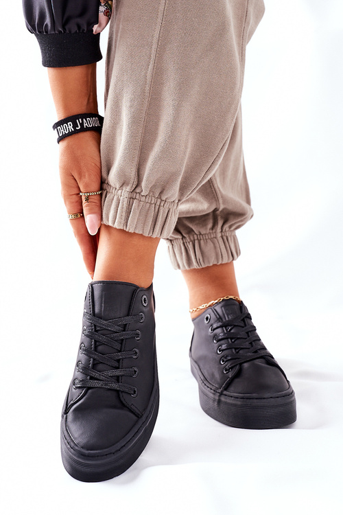 Жіночі кросівки на платформі BIG STAR II274098 Чорні