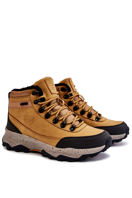 Чоловічі теплі трекінгові кросівки Cross Jeans KK1R4026C Camel