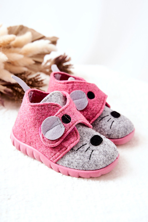 Тапочки Befado 526P104 Рожево-сірі