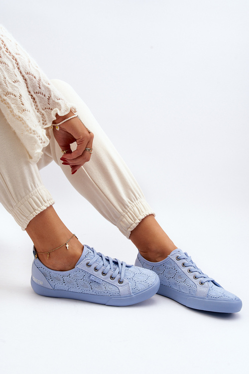 Сині кросівки на шнурівці BIG STAR JJ274060