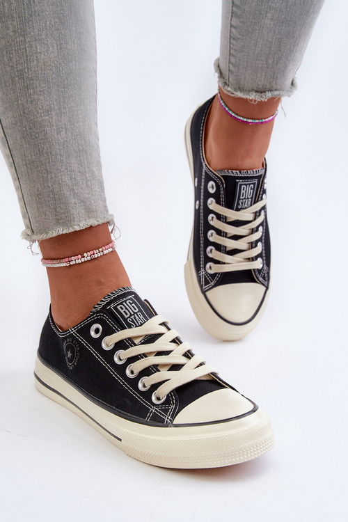 Низькі жіночі кросівки Big Star NN274269 Чорні