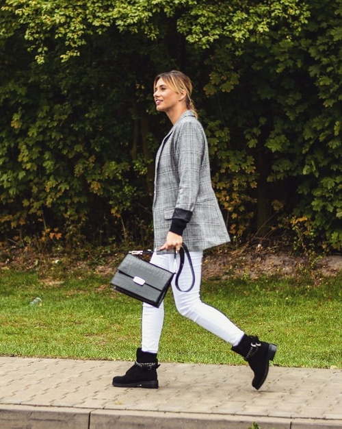 Чорні жіночі чоботи Lu Boo Rafell на блискавці з блискітками