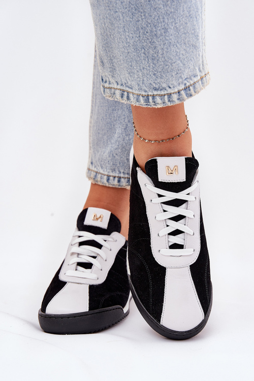 Жіноче Спортивне Взуття з Шкіри Лаура Мессі 2935 Чорні