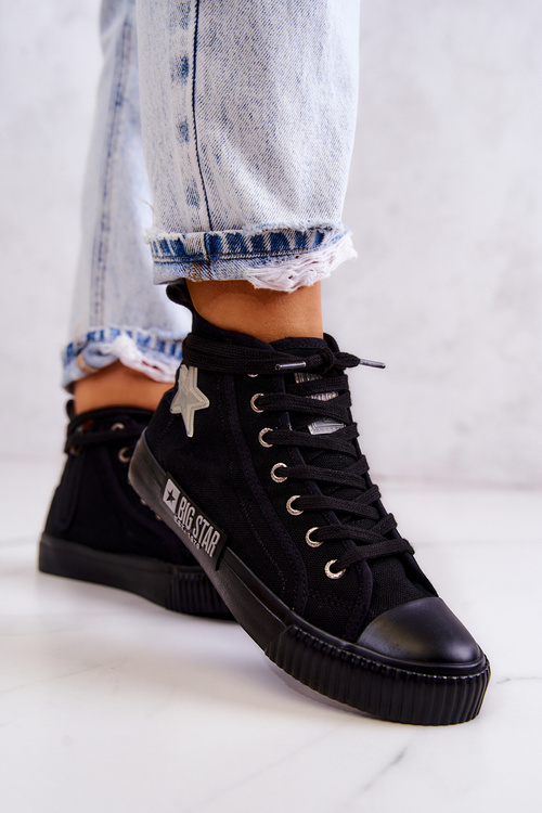 Класичні високі кросівки Big Star JJ274380 Чорні