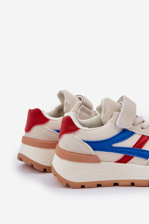 Дитячі кросівки на липучці бежеві Savilia