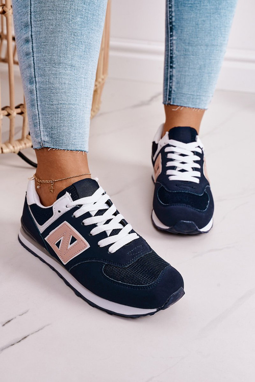 Жіноче спортивне взуття Кросівки синьо-рожеві Last Minute