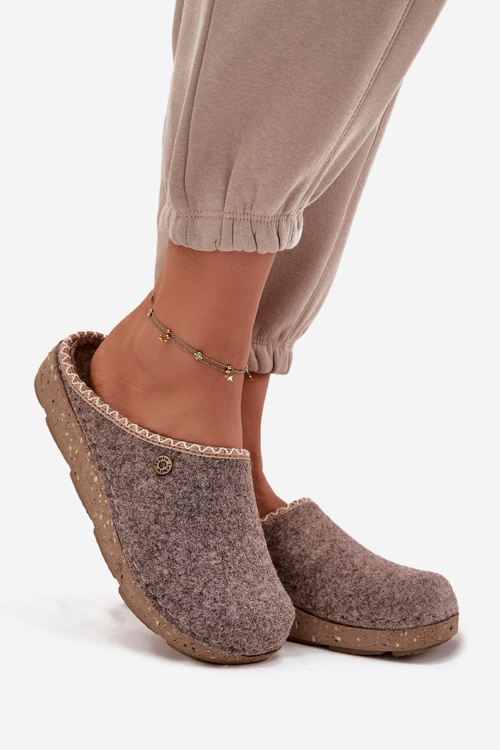 Домашнє Взуття Жіночі Тапочки Inblu ED000031 Бежева