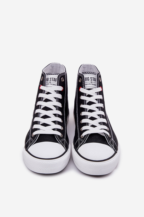 Текстильні Чоловічі Кросівки Big Star NN174304 HI-POLY SYSTEM Чорні