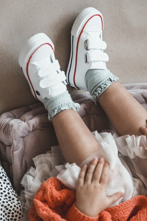 Дитячі кросівки на липучці BIG STAR HH374199 Білі