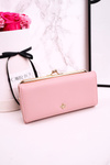 Великий жіночий гаманець на гачку MILANO Рожевий