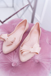 Гумові балерини з великим бантом у рожевій меліспідниці Lu Boo