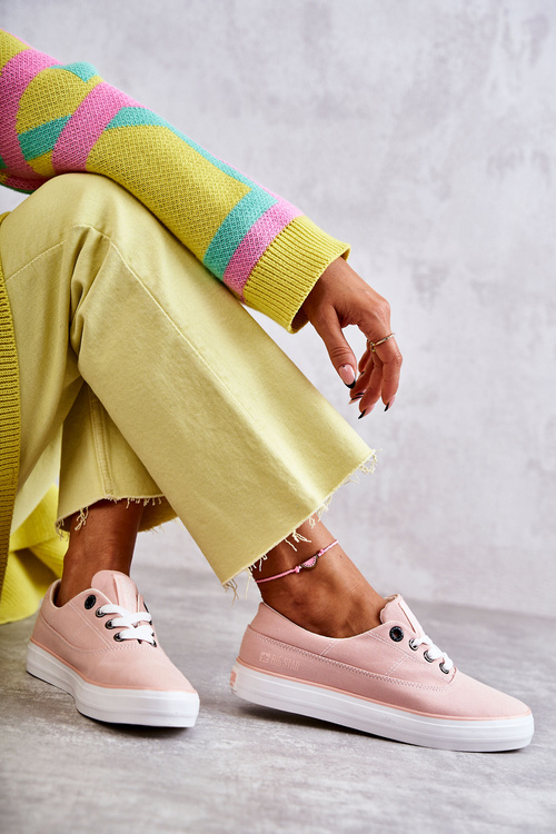 Жіночі тканинні кросівки Big Star KK274020 Nude