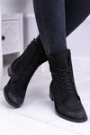 Шкіряні чорні жіночі черевики The Island