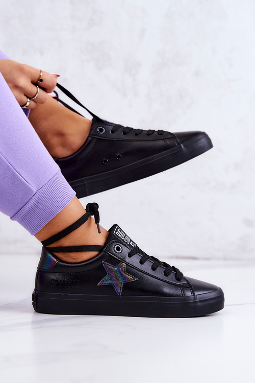 Шкіряні кросівки Star Big Star JJ274243 Чорні