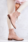 Замшеві чоботи Pink Nicole 2697 