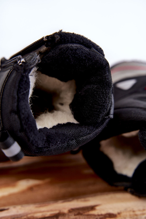 Дитячі пінетки Trappers утеплені з вовни Black Marco