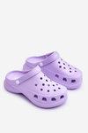 Поролонові босоніжки Crocs на масивній підошві Violet Katniss