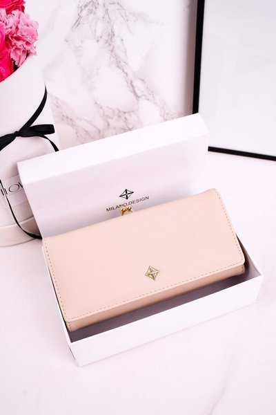 Великий жіночий гаманець на гачку MILANO Ecru