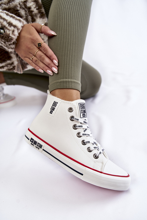 Класичні утеплені кросівки Big Star KK274597 Білі