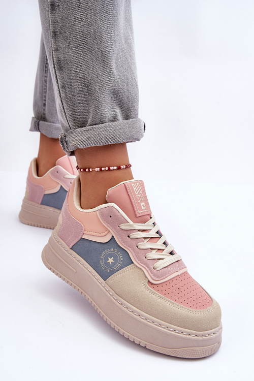 Жіноче спортивне взуття Big Star MM274233 Pink-Beige