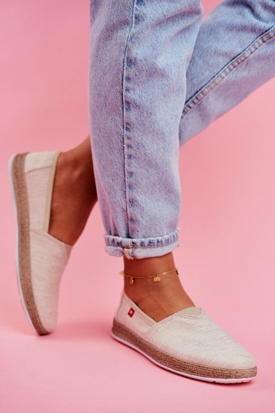 Жіночі еспадрільї Big Star, сліпони, бежеві FF276026