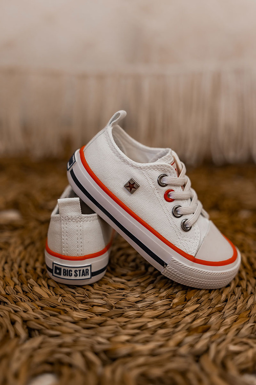 Дитячі класичні низькі кросівки BIG STAR HH374089 Білі