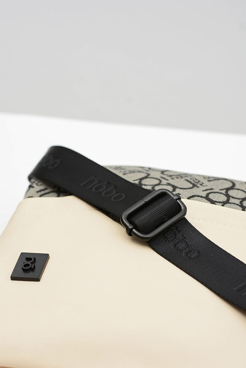 Жіноча сумка Letterman середнього розміру бежевого кольору Nobo