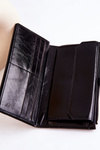 Великий шкіряний гаманець з магнітом Black Nereva 